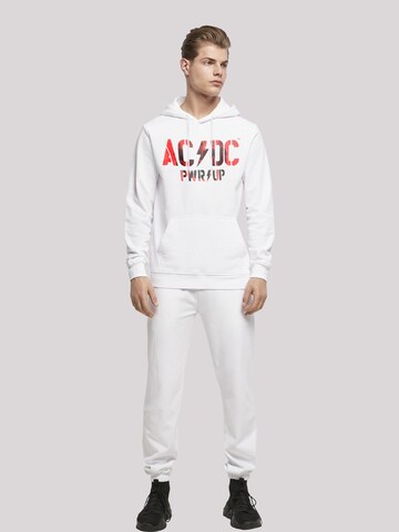 Sweat-shirt 'ACDC'' F4NT4STIC en blanc