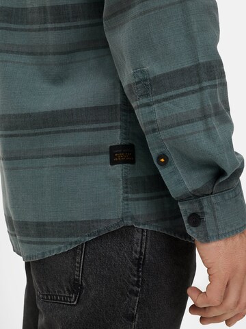 CAMEL ACTIVE Regular fit Button Up Shirt in Blue