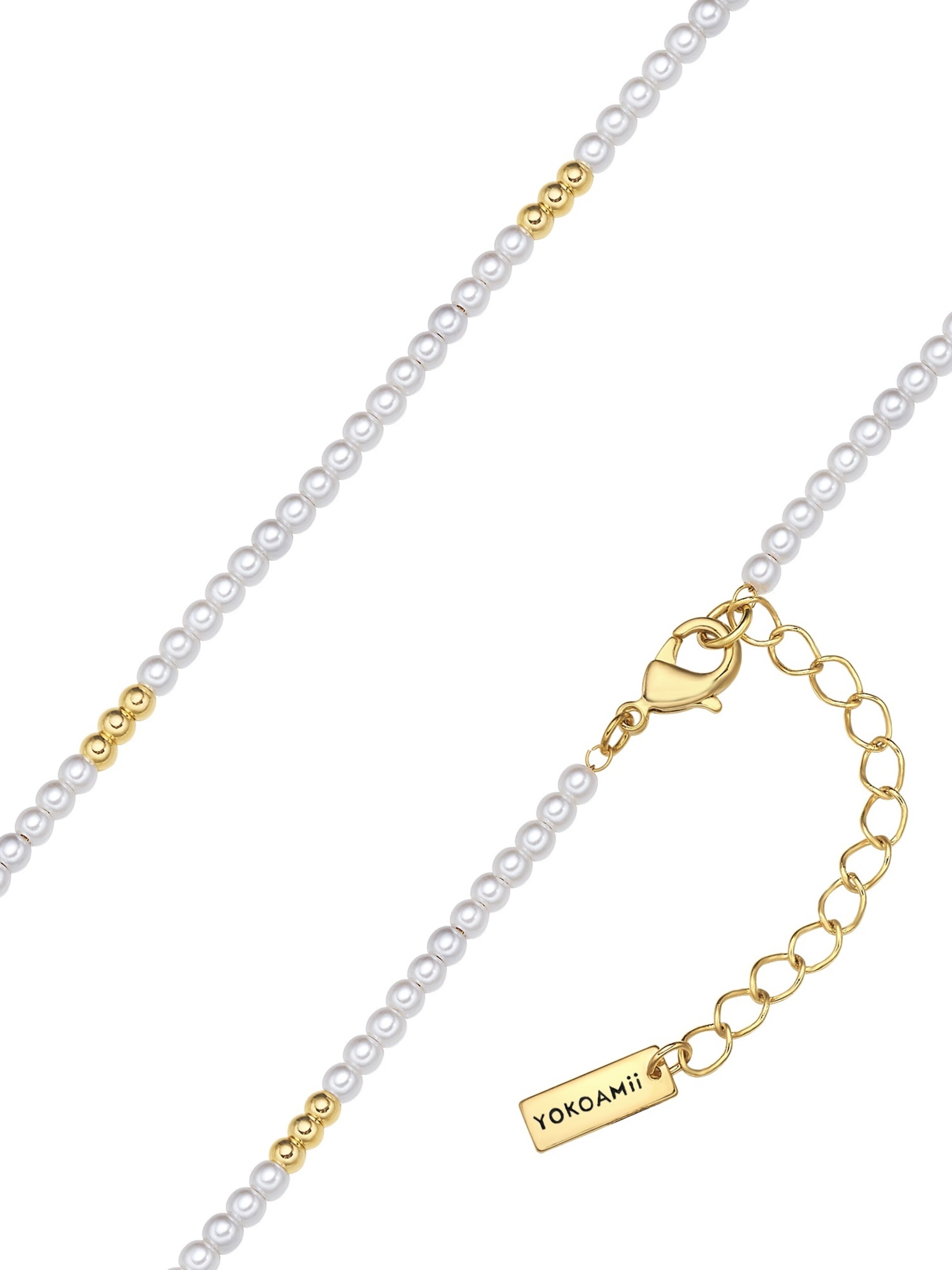 Collana di Yokoamii in bianco