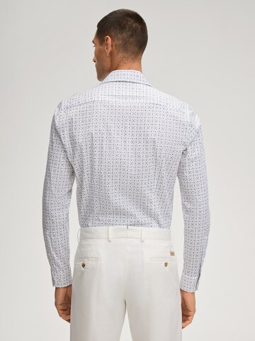 JOOP! Slim fit Button Up Shirt 'Pares' in White