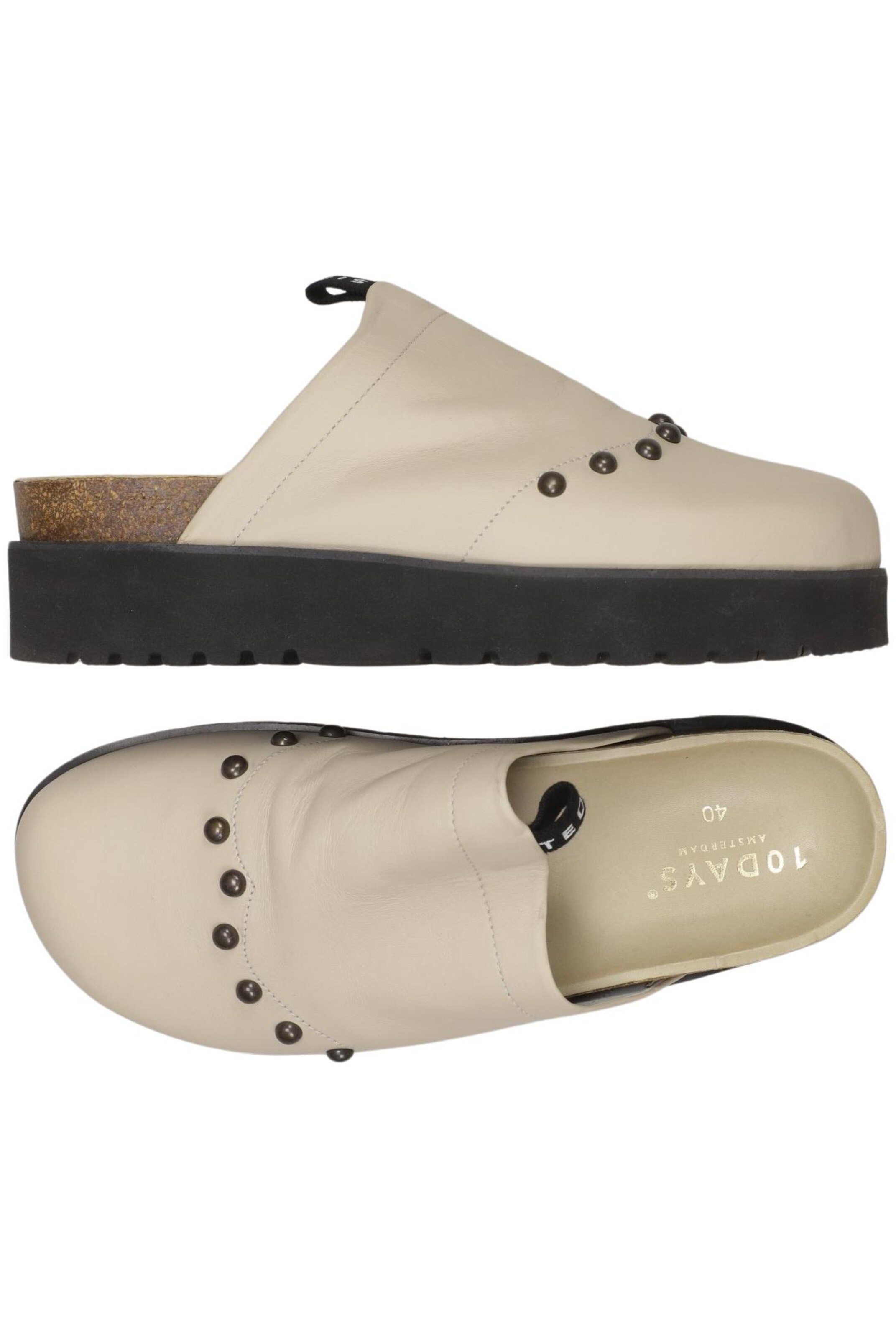 10Days Sandalen 40 in Beige: Vorderseite