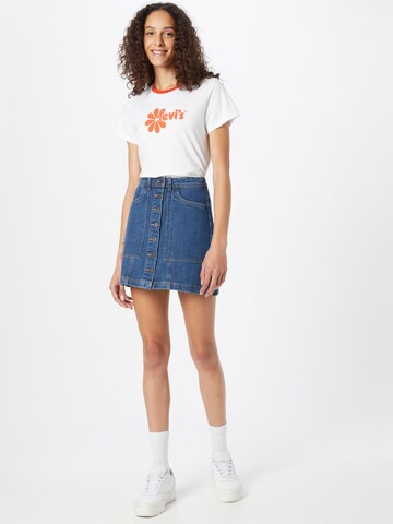 LEVI'S ® Μπλουζάκι 'Graphic Jordie Tee' σε λευκό