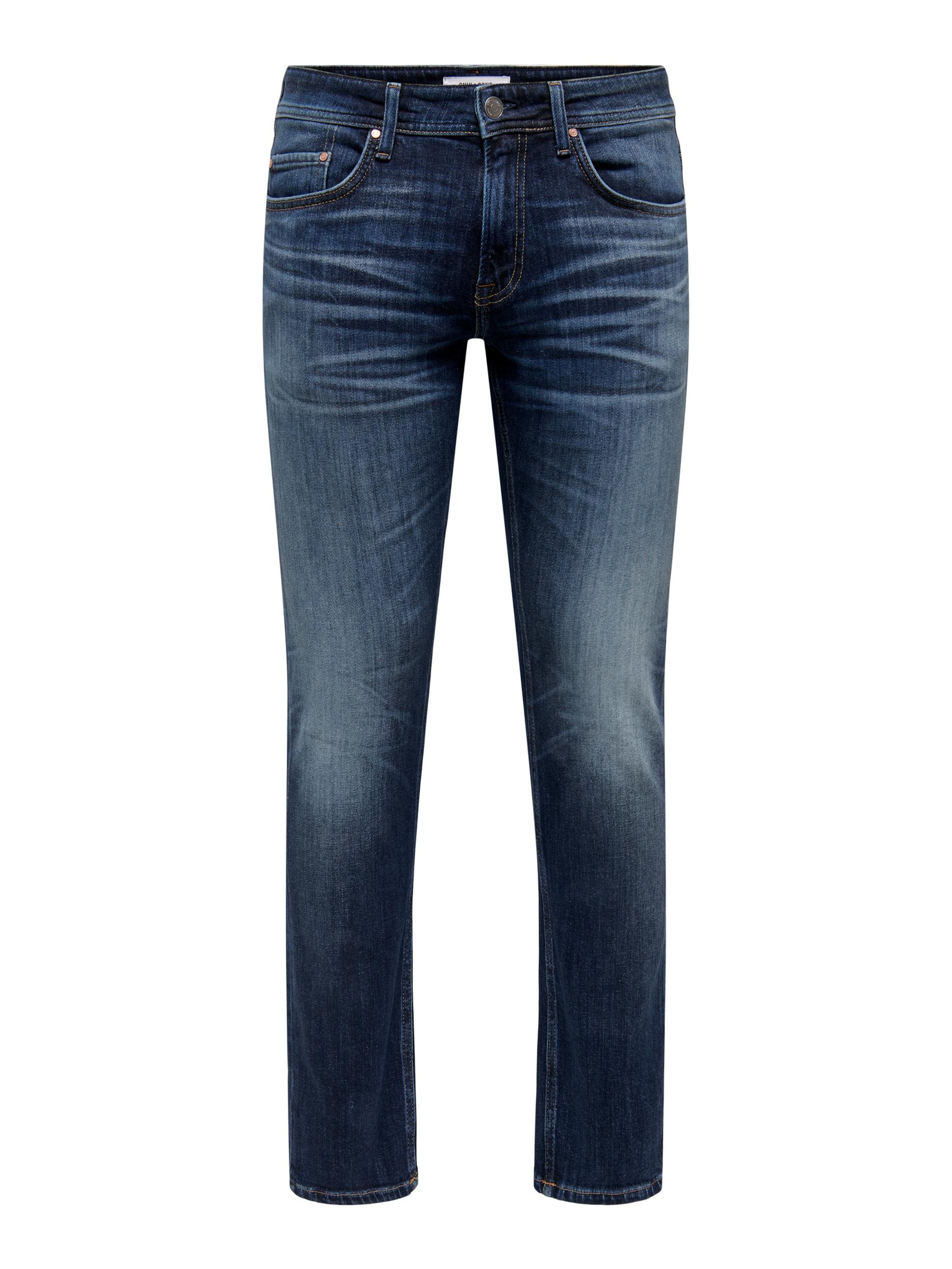 regular Jeans 'Weft' di Only & Sons in blu: frontale