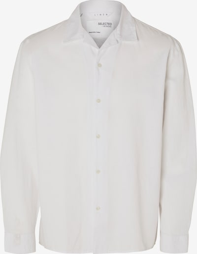 SELECTED HOMME Button Up Shirt in White, Item view