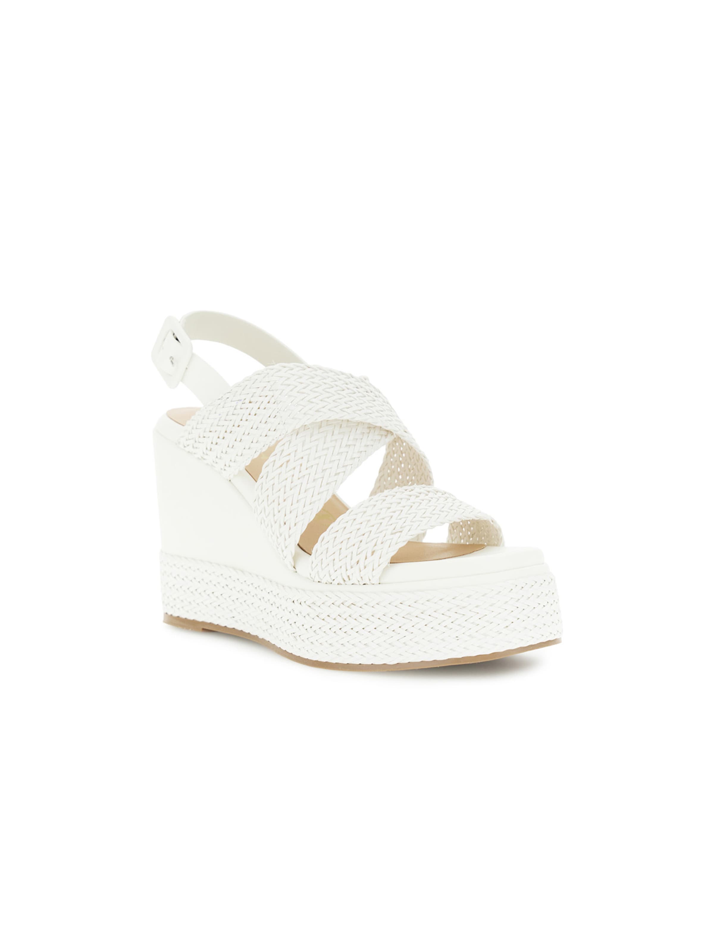 CAFè NOIR Sandalen met riem in Wit