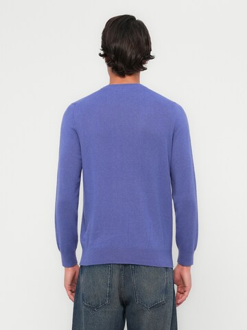 Lyle & Scott Πουλόβερ σε μπλε: πίσω
