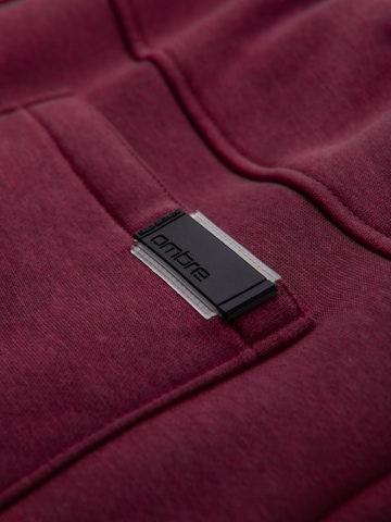 Ombre Regular Sports trousers in Red