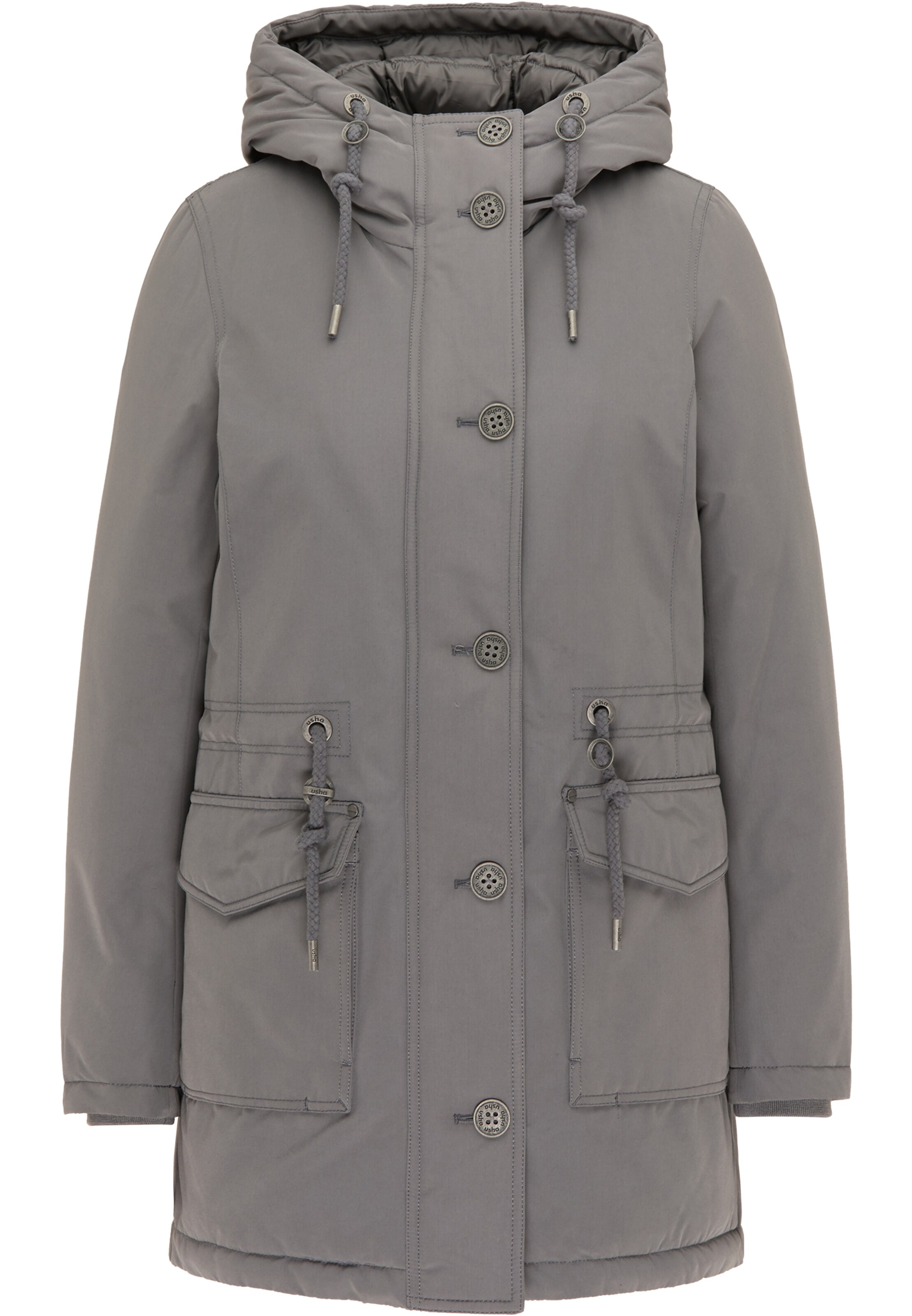 Veste d’hiver usha BLUE LABEL en gris : devant