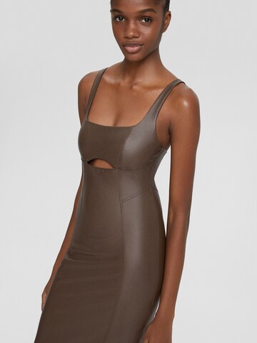 Bershka Dress in Brown