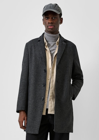 QS Between-Seasons Coat in Grey: front
