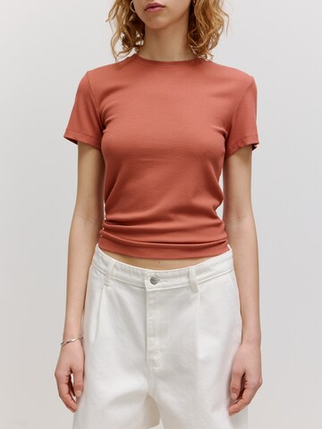 EDITED Shirt 'Naara' in Oranje: voorkant