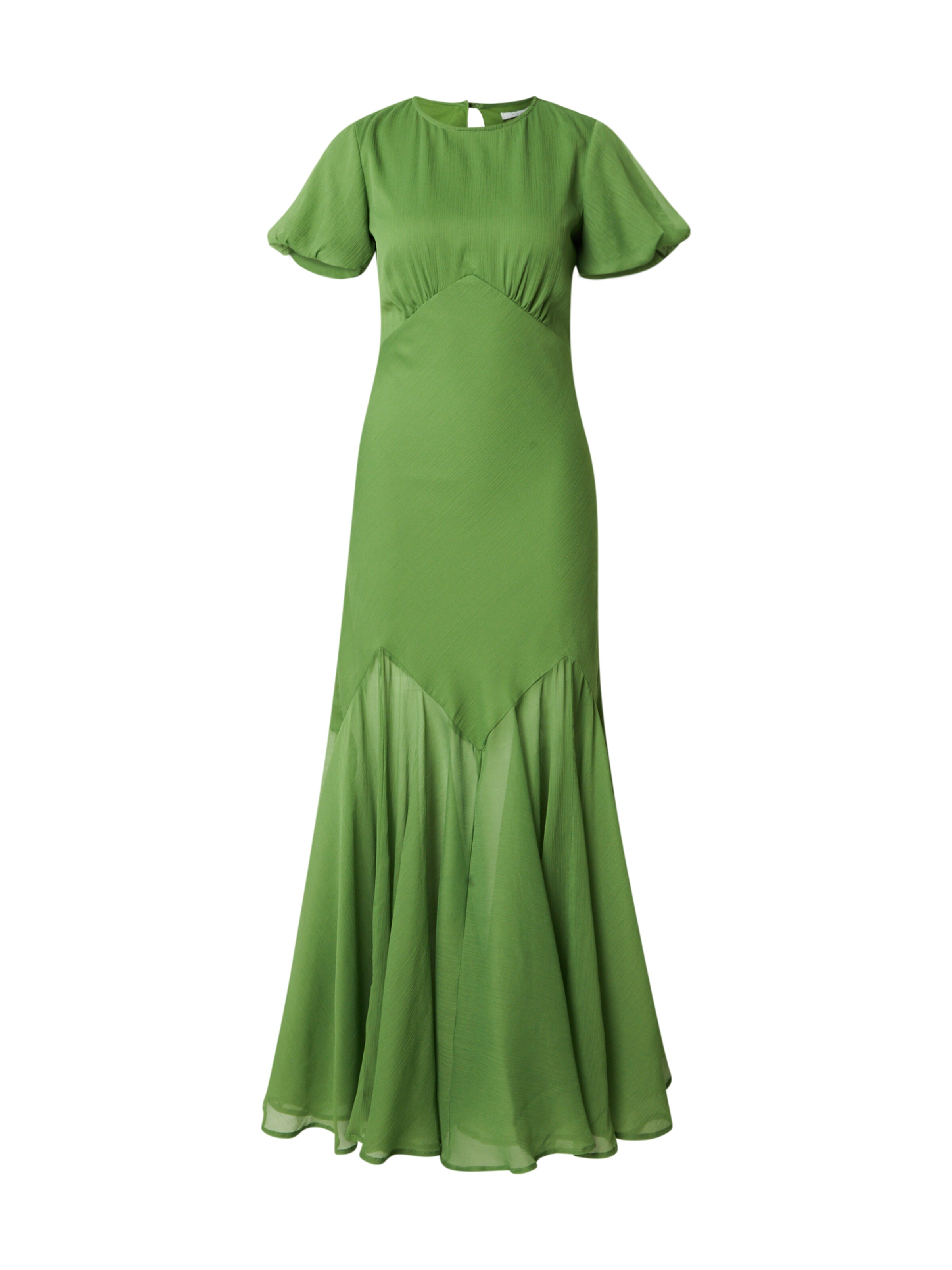 TOPSHOP Õhtukleit, värv roheline: eest vaates