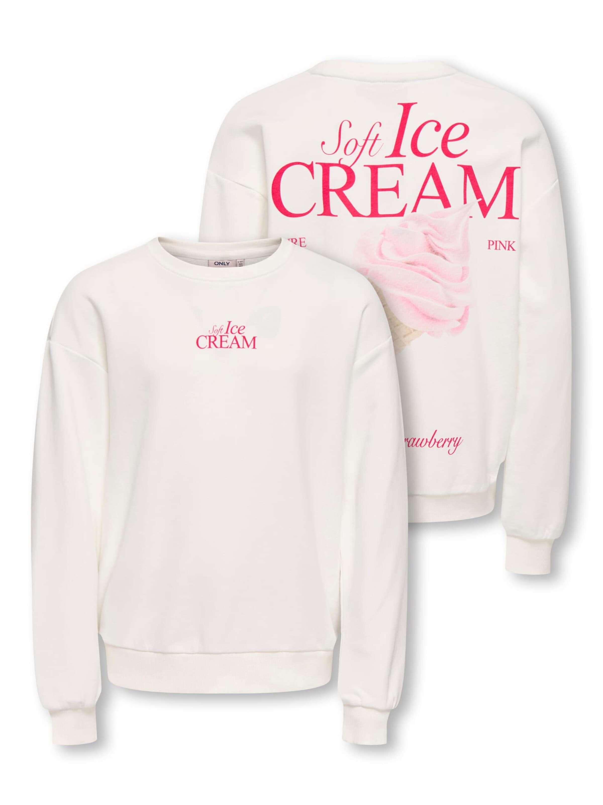 ONLY Sweatshirt 'Philea' in White