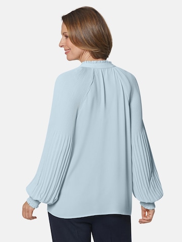 Goldner Bluse in Blau