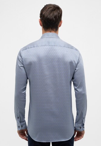 ETERNA Slim fit Button Up Shirt in Blue