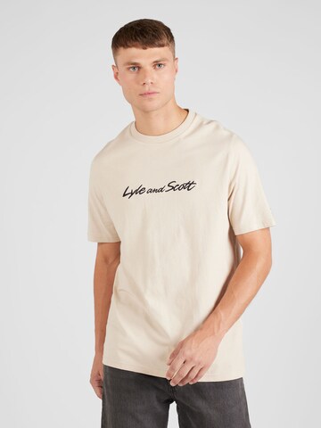 Lyle & Scott T-Shirt in Grau: Vorderseite