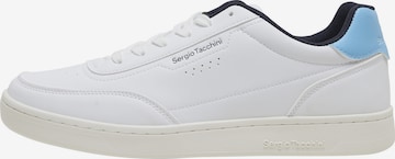 Sneaker bassa 'New Action' di Sergio Tacchini in bianco: frontale