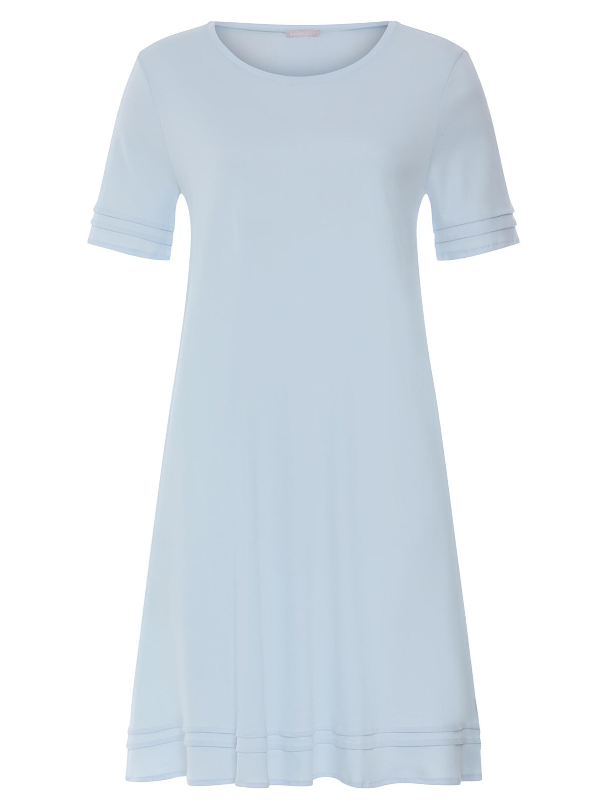 Hanro Nachthemd 'Pilar' in Blauw: voorkant