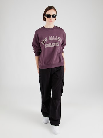 new balance Sweatshirt in Lila