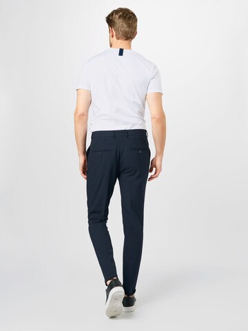 Coupe slim Pantalon 'Liam' Matinique en bleu