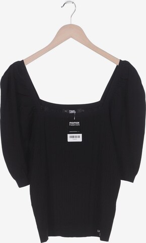 Karl Lagerfeld Sweater & Cardigan in XL in Black: front