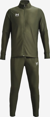 UNDER ARMOUR Tracksuit 'Challenger' in Green: front