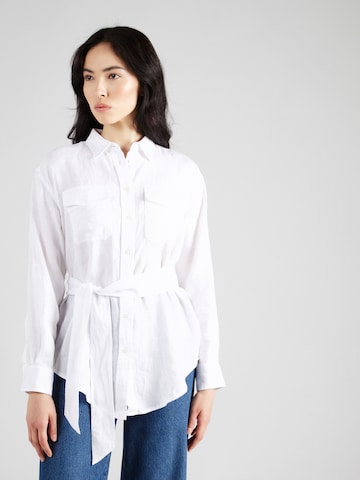 Lauren Ralph Lauren Μπλούζα 'CHADWICK' σε λευκό: μπροστά