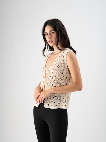 MND Väst 'Crochy' i beige