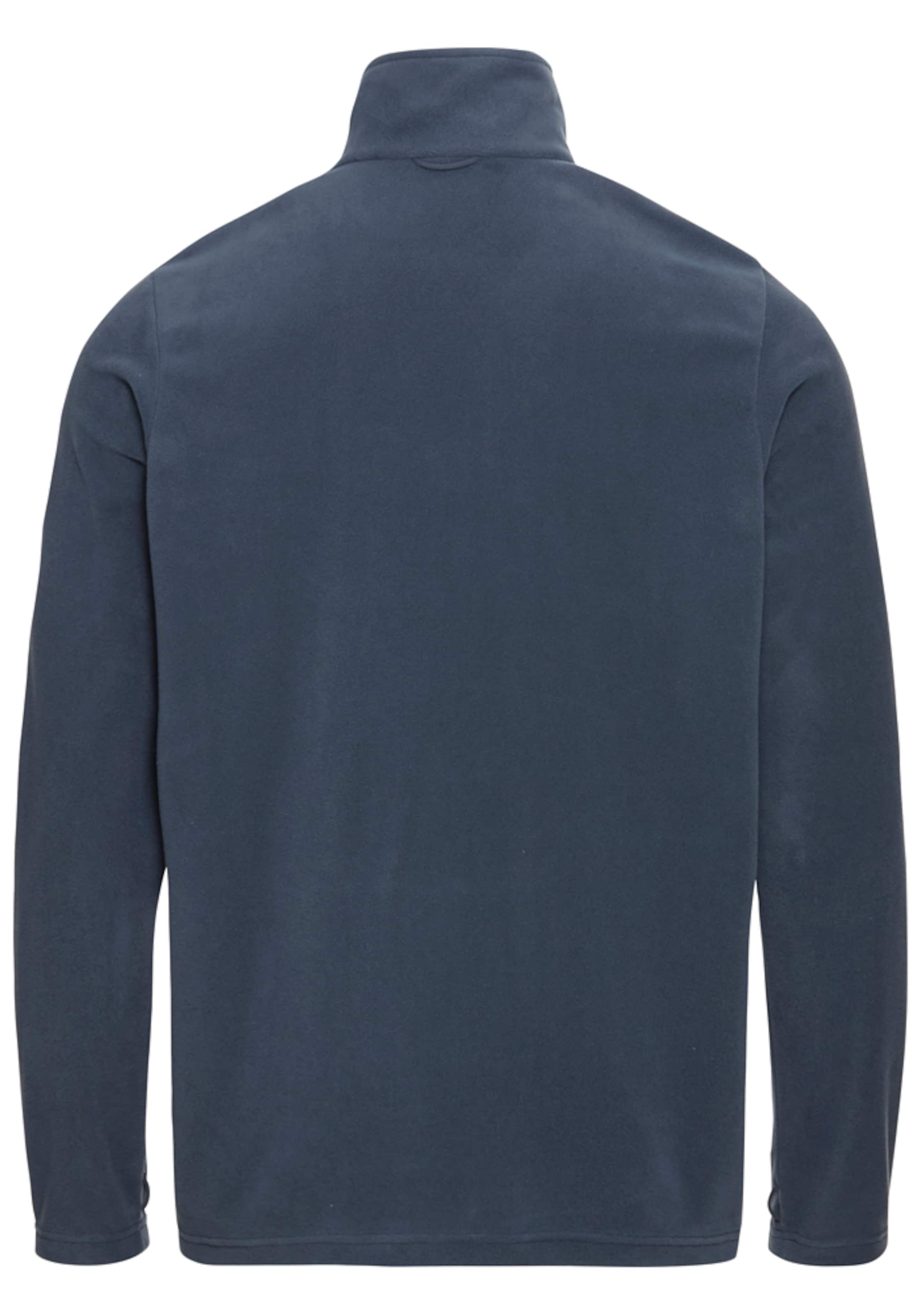 JACK WOLFSKIN Athletic Fleece Jacket in Blue