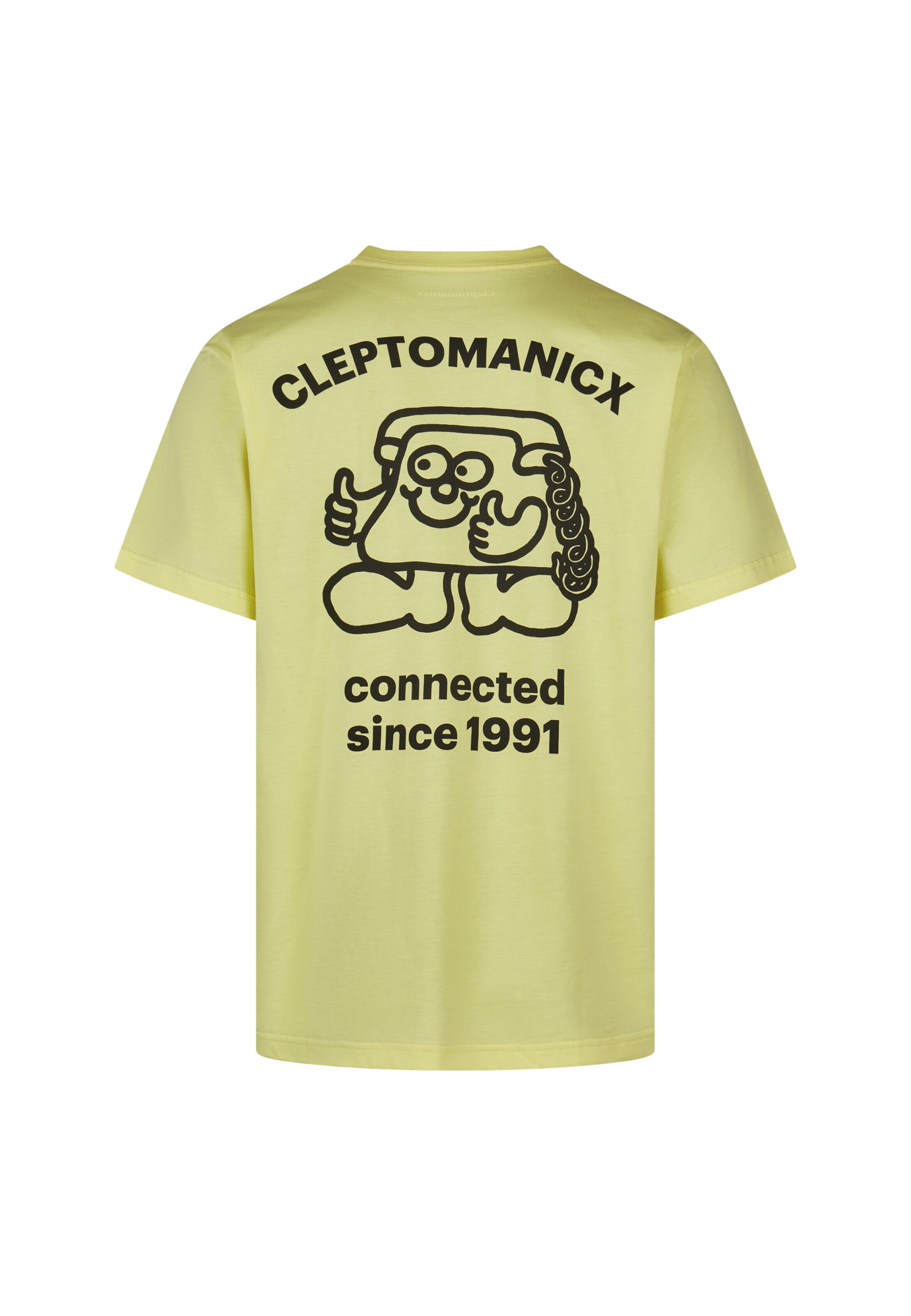 Cleptomanicx Shirt 'Connected' in Yellow