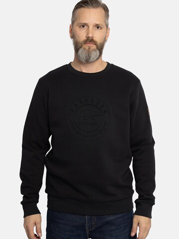 FORSBERG Sweatshirt 'Sweatshirt mit 3D Logo' in Schwarz