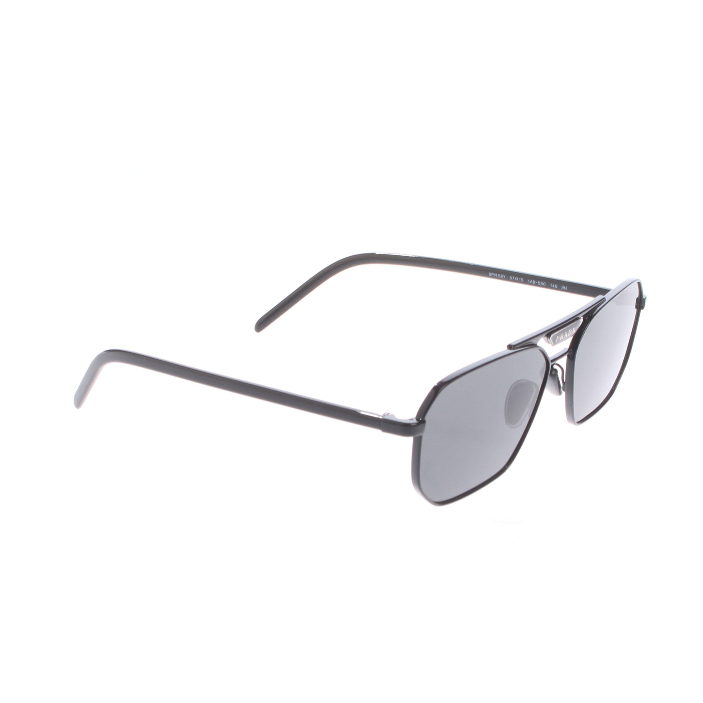 PRADA Sunglasses in One size in Black: front