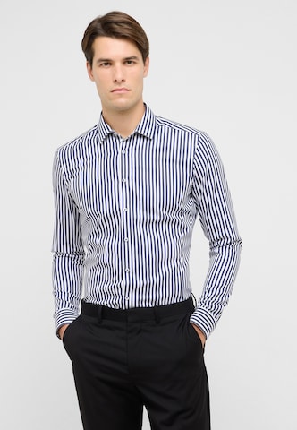 ETERNA Slim fit Zakelijk overhemd in Blauw: voorkant