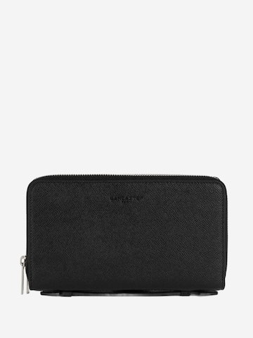 LANCASTER Paris Portemonnee 'Lancaster Portefeuille Cuir Compagnon Delphino' in Zwart: voorkant
