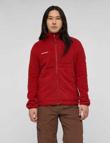 MAMMUT Fleecejacke  'Falera Pro ML' in Rot: Vorderseite