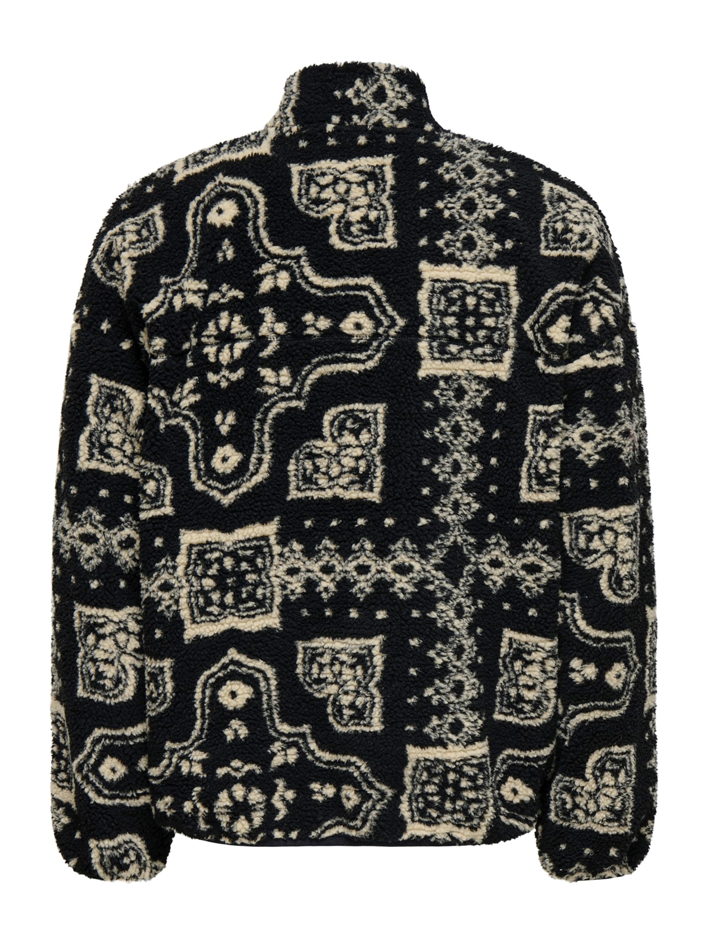 Only & Sons Fleece Jacket 'ONSJAMES' in Black