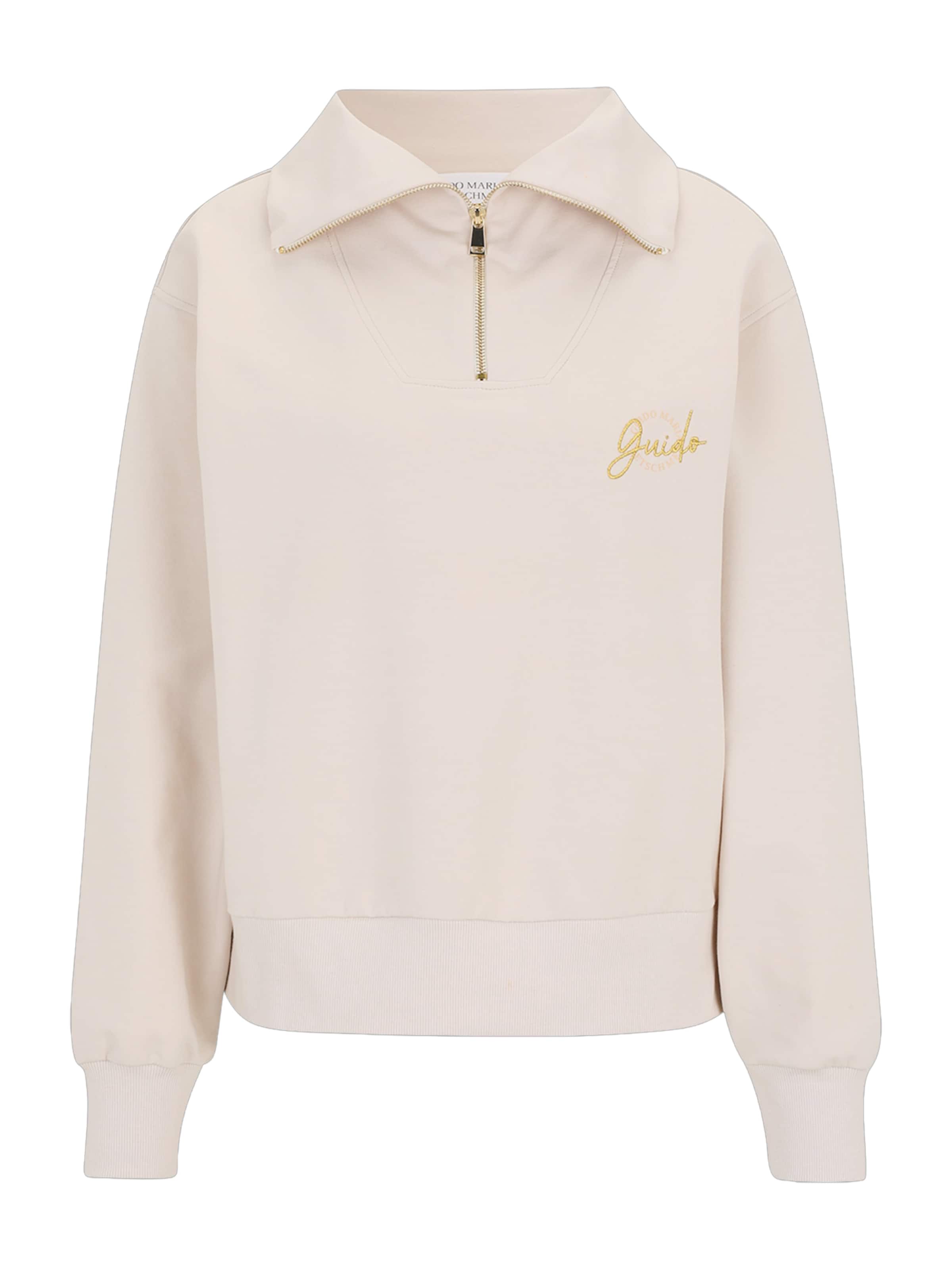 Guido Maria Kretschmer Women Sweat-shirt 'Goergina' en beige clair, Vue avec produit