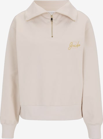 smėlio Guido Maria Kretschmer Women Megztinis be užsegimo 'Goergina': priekis