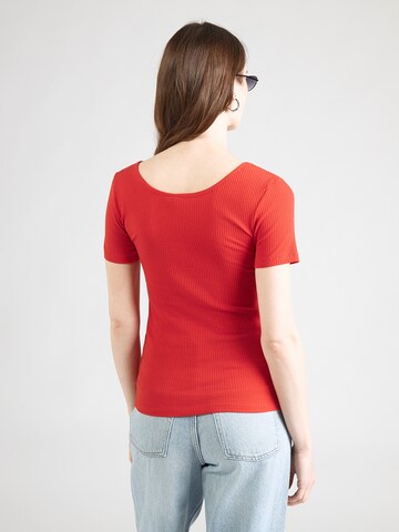 PIECES Μπλουζάκι 'PCKITTE' σε κόκκινο