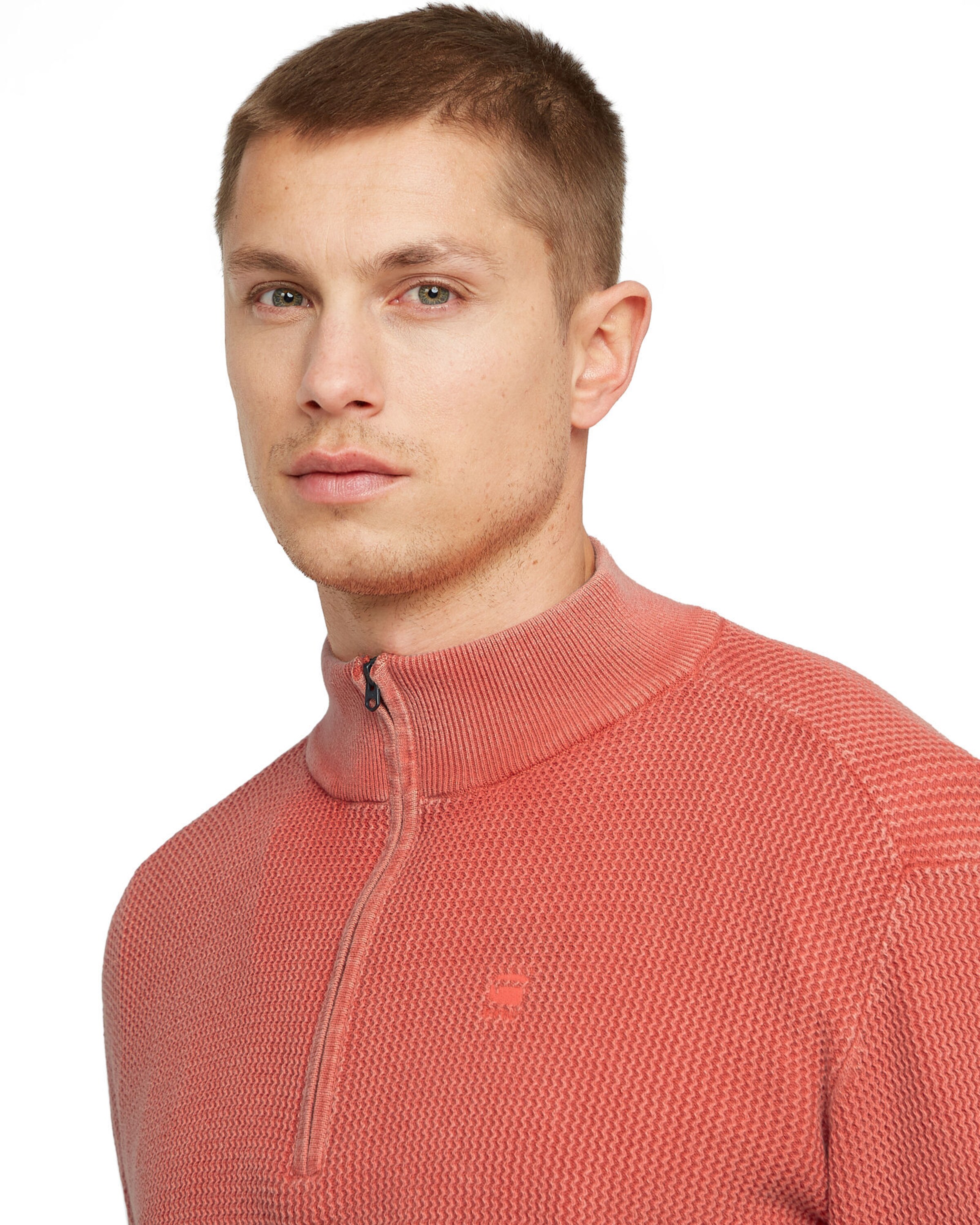 G-STAR Sweater 'Knitted' in Red