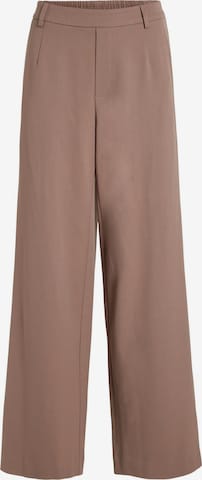 VILA Wide leg Trousers 'Varone' in Brown: front