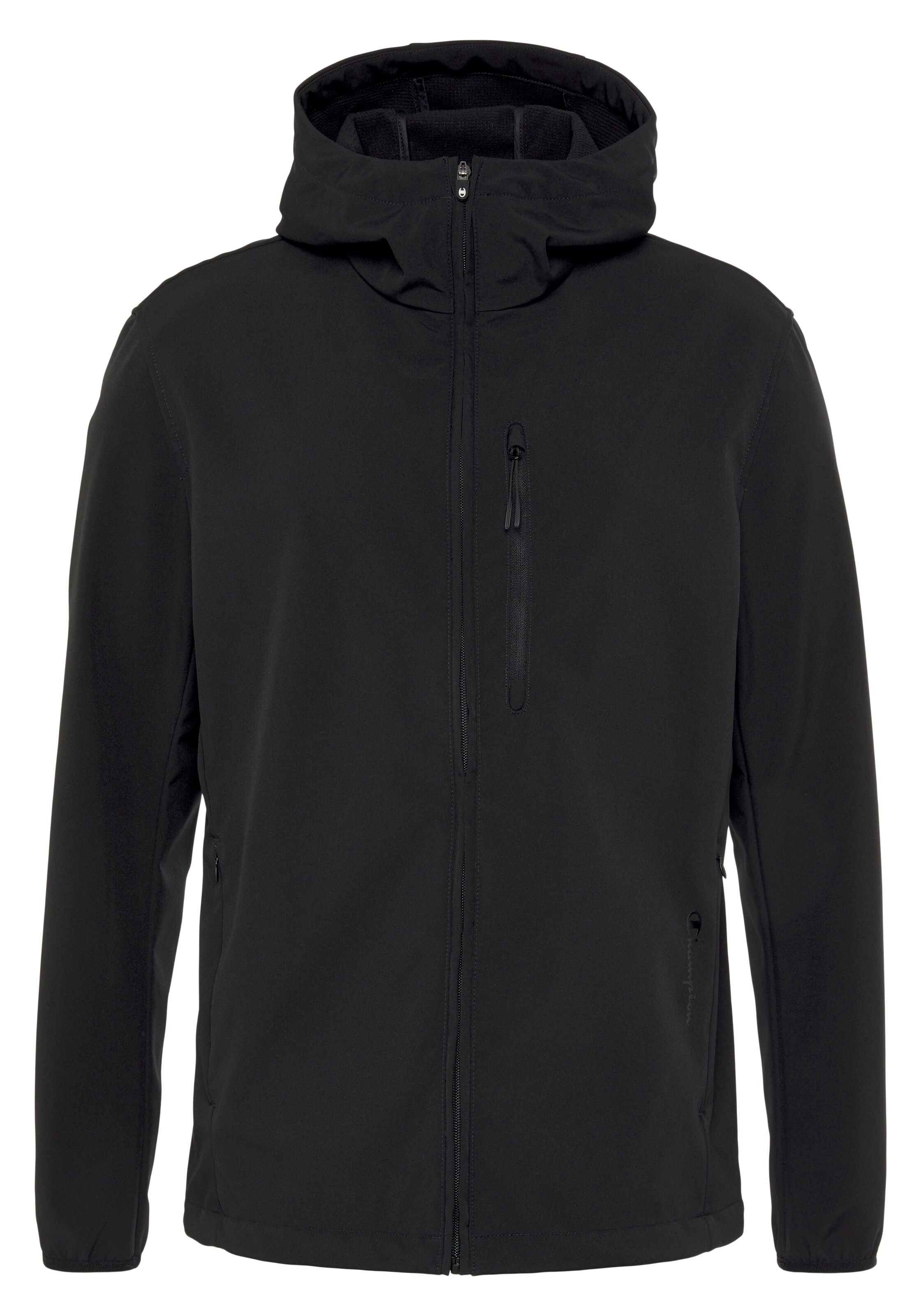 Champion Authentic Athletic Apparel Outdoor jacket in Black: front