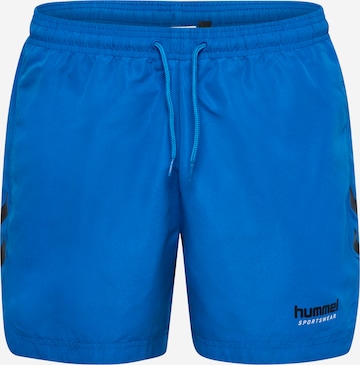 Hummel Badeshorts 'Ned' in Blau: Vorderseite