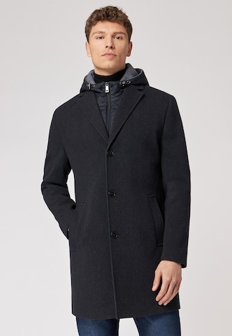 Manteau d’hiver ROY ROBSON en bleu : devant