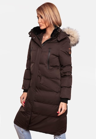 MARIKOO Winter coat 'Schneesternchen' in Brown
