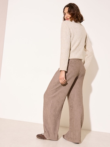 Friends Like These Široke hlačnice Hlače | bež barva