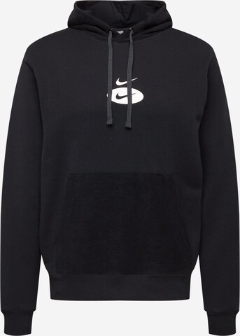 Nike Sportswear Sweatshirt 'Swoosh League' in Schwarz: predná strana