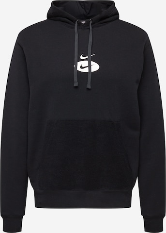 Nike Sportswear - Sudadera 'Swoosh League' en negro: frente