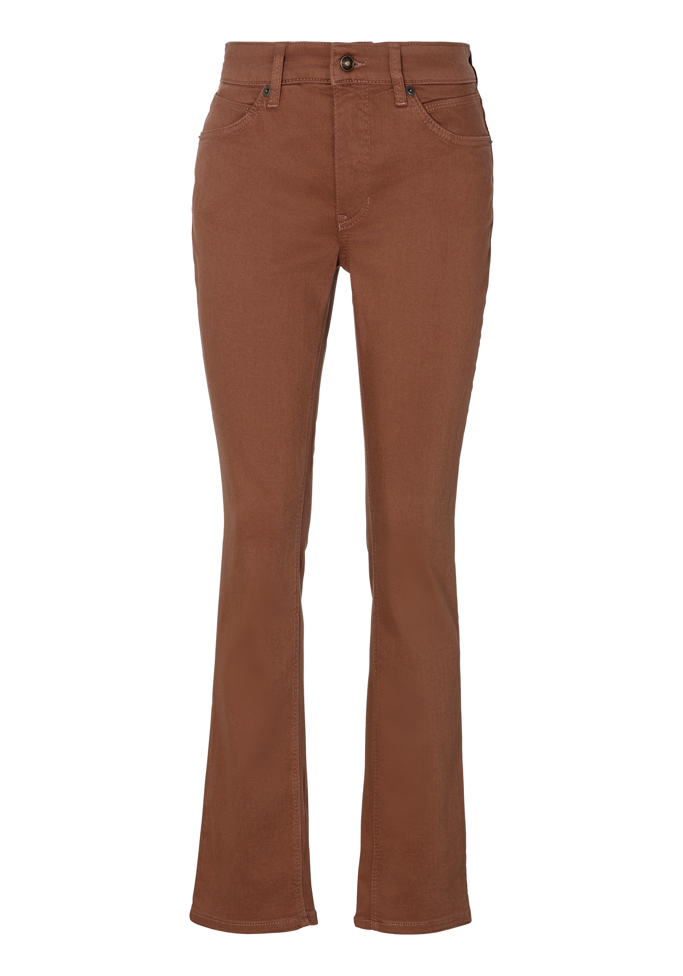 MAC Jeans 'Melanie' in Bruin: voorkant