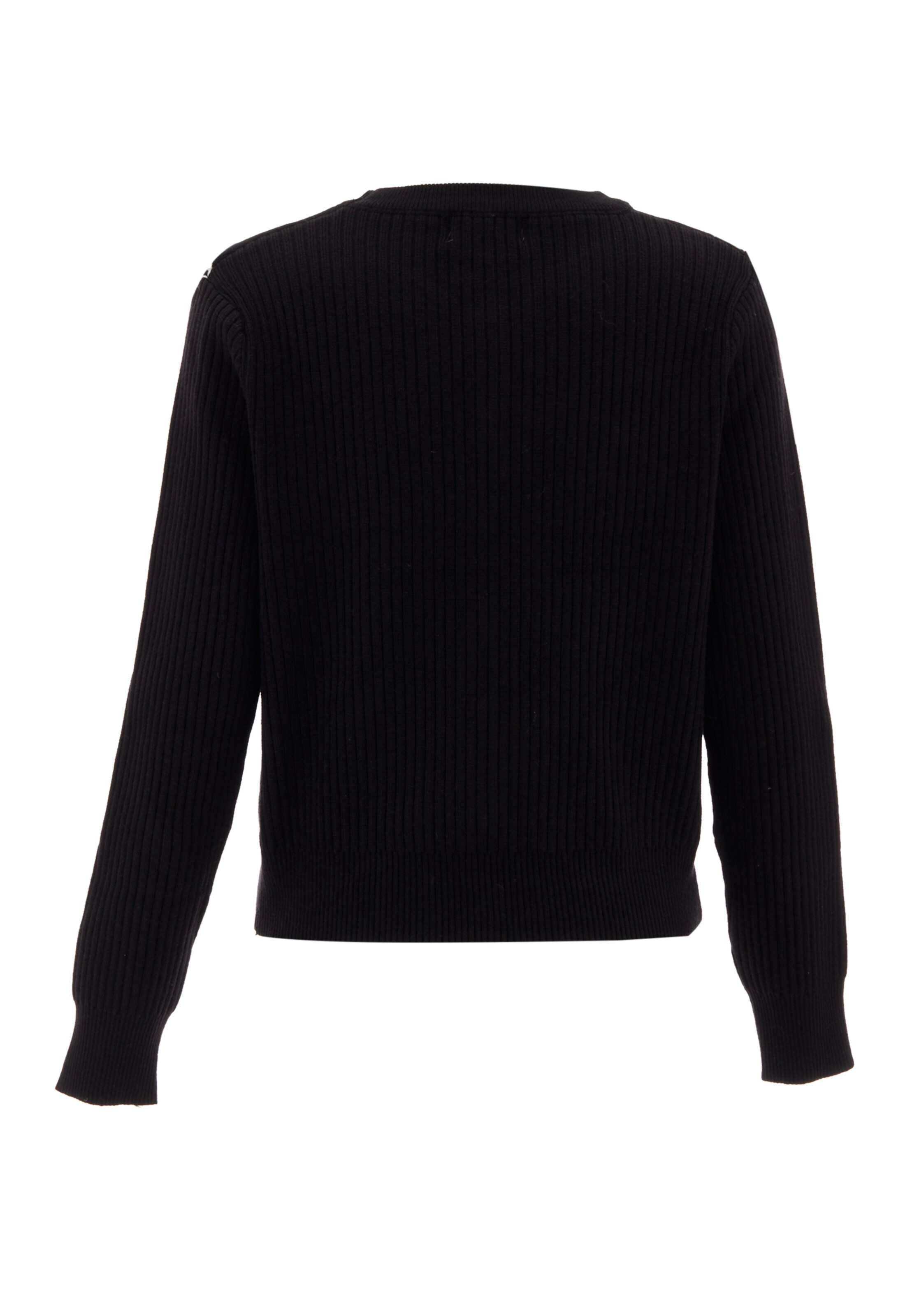 NAEMI Gebreid vest in Zwart